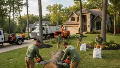 Professional lawn care and trimming service in Dayton, OH by Chop Chop Tree experts