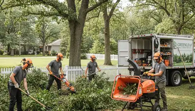 Professional shrub removal service clearing overgrown bushes in Dayton, OH
