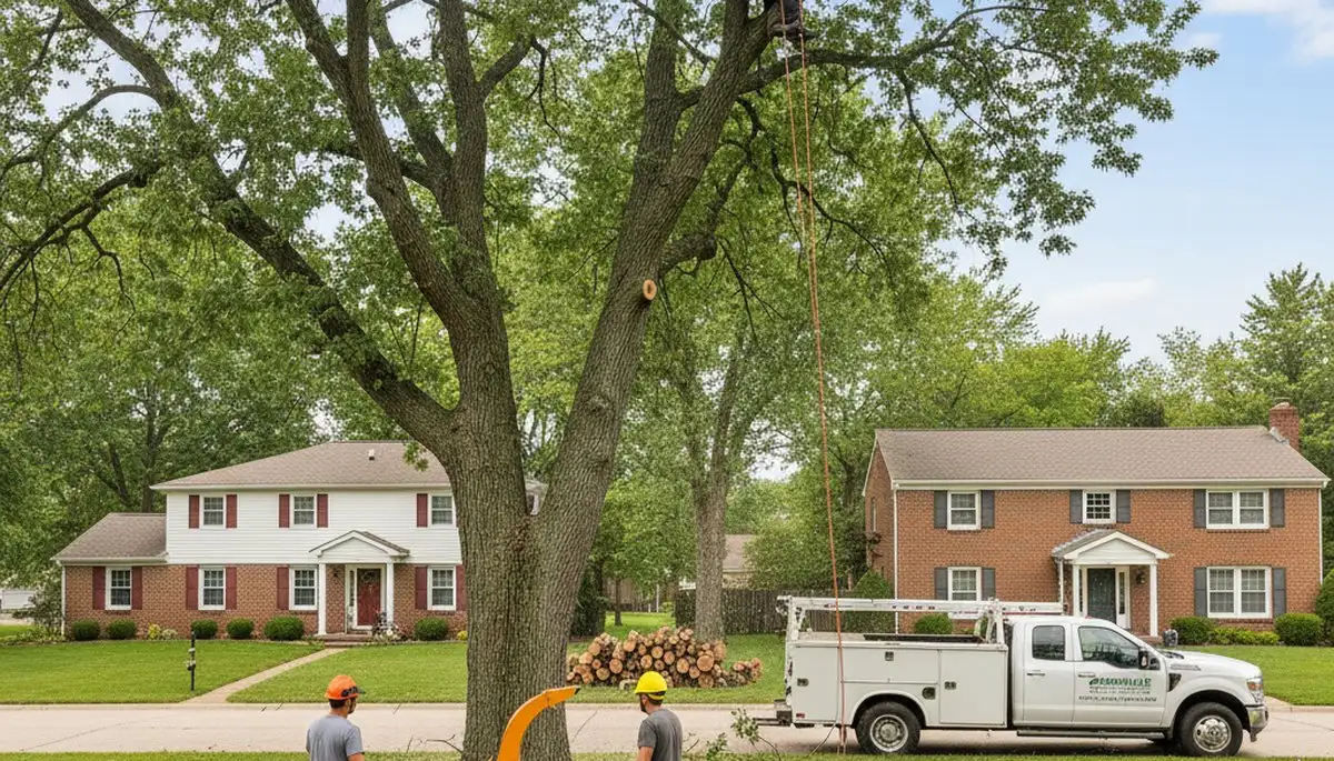 Professional tree removal service in Dayton, OH by certified local arborists