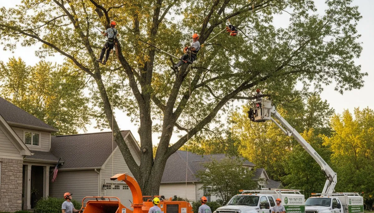 Professional tree removal service in Dayton, OH by certified arborists at Tree Trimming Dayton Ohio