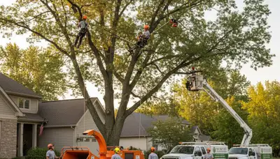 Professional tree removal service in Dayton, OH by certified arborists at Tree Trimming Dayton Ohio